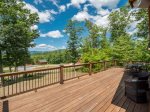 Large deck with views